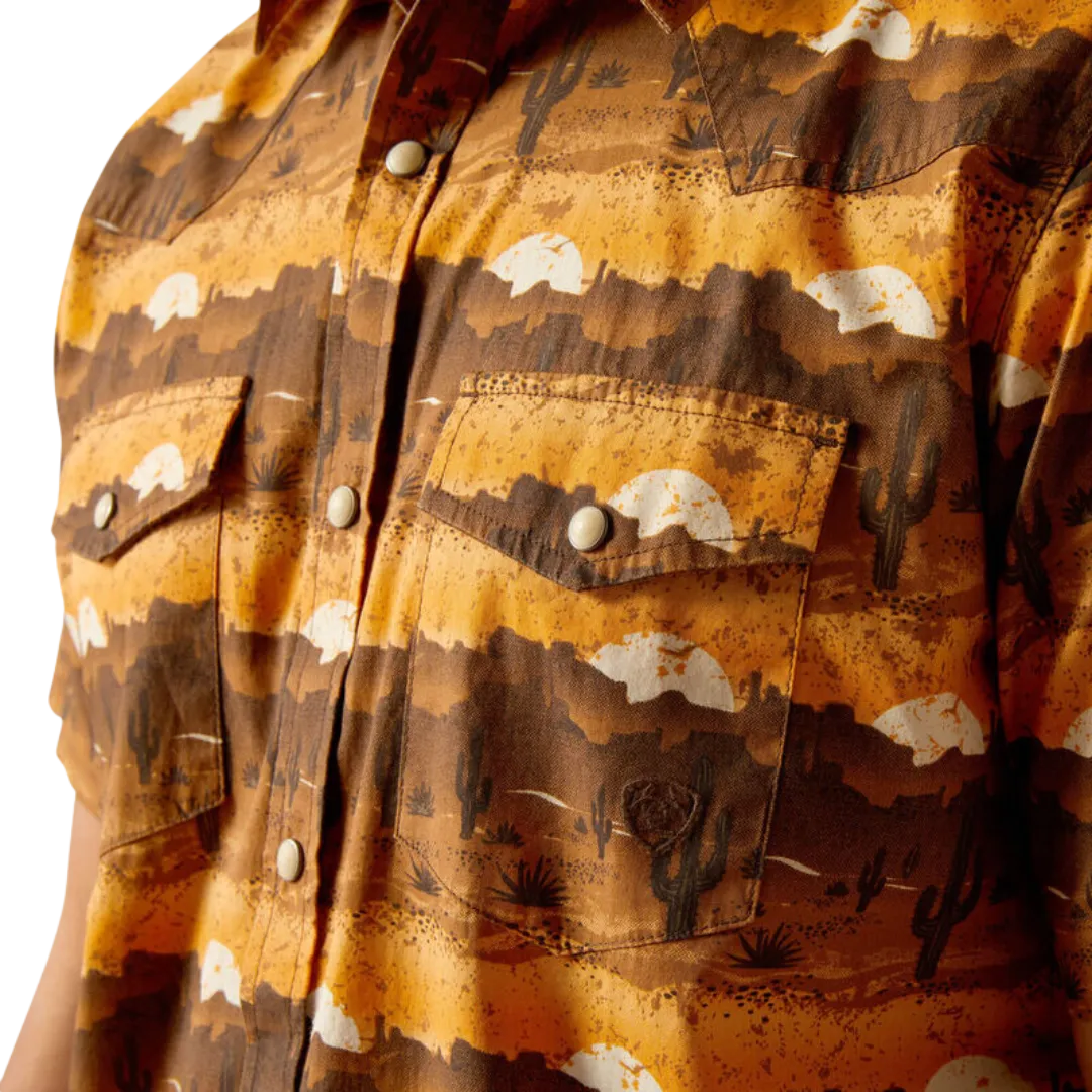 Ariat Men's Heath Retro Fit Mink Shirt