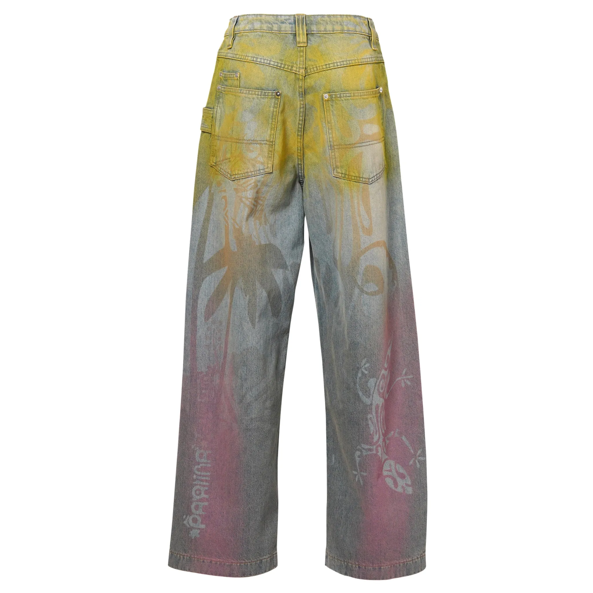 BAGGY JEANS / PASTEL RAINBOW