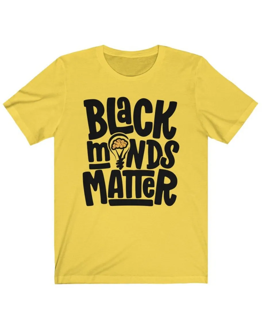 Black Minds Matter Short Sleeve T-shirt