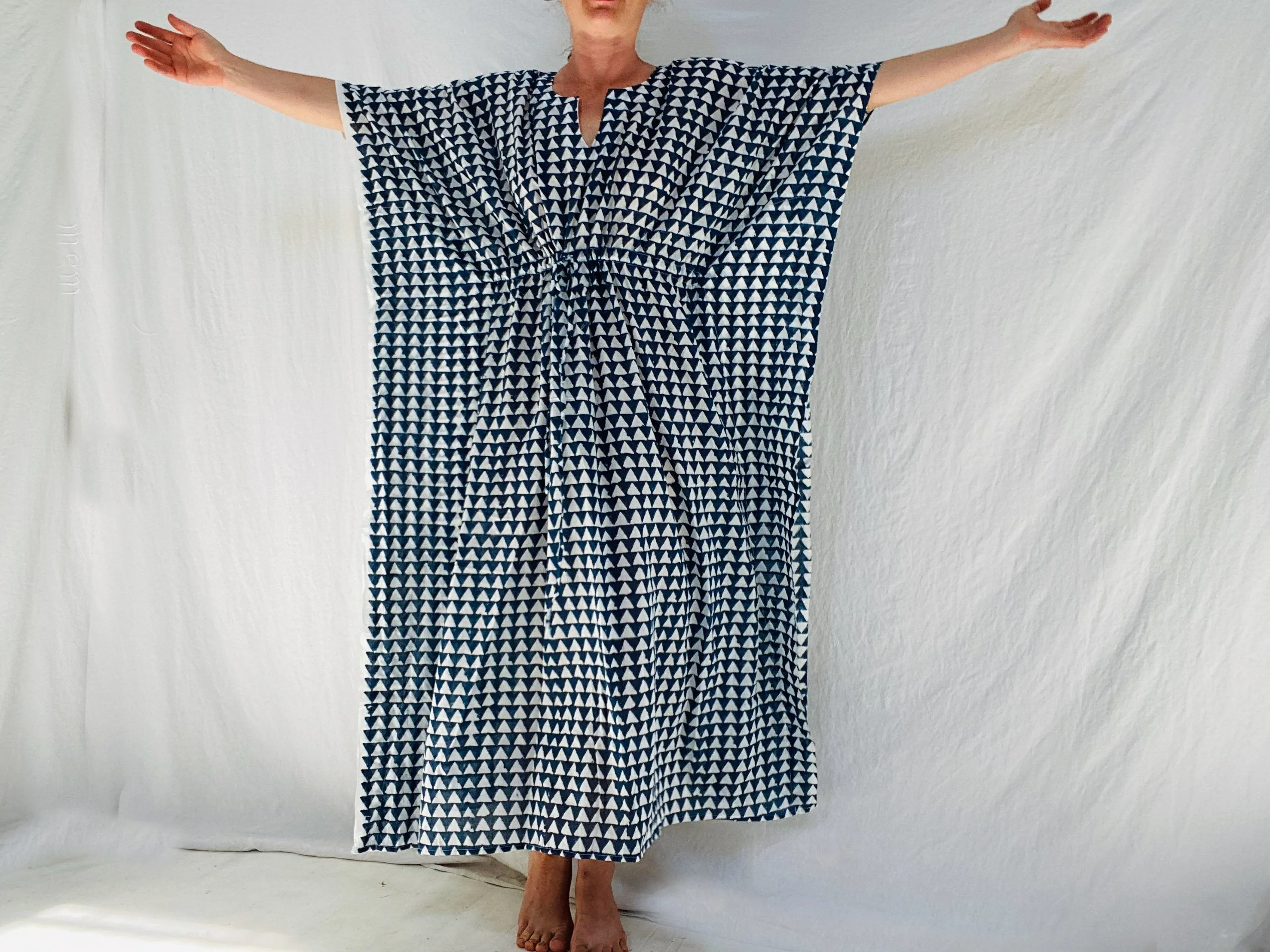Block Print Caftan.