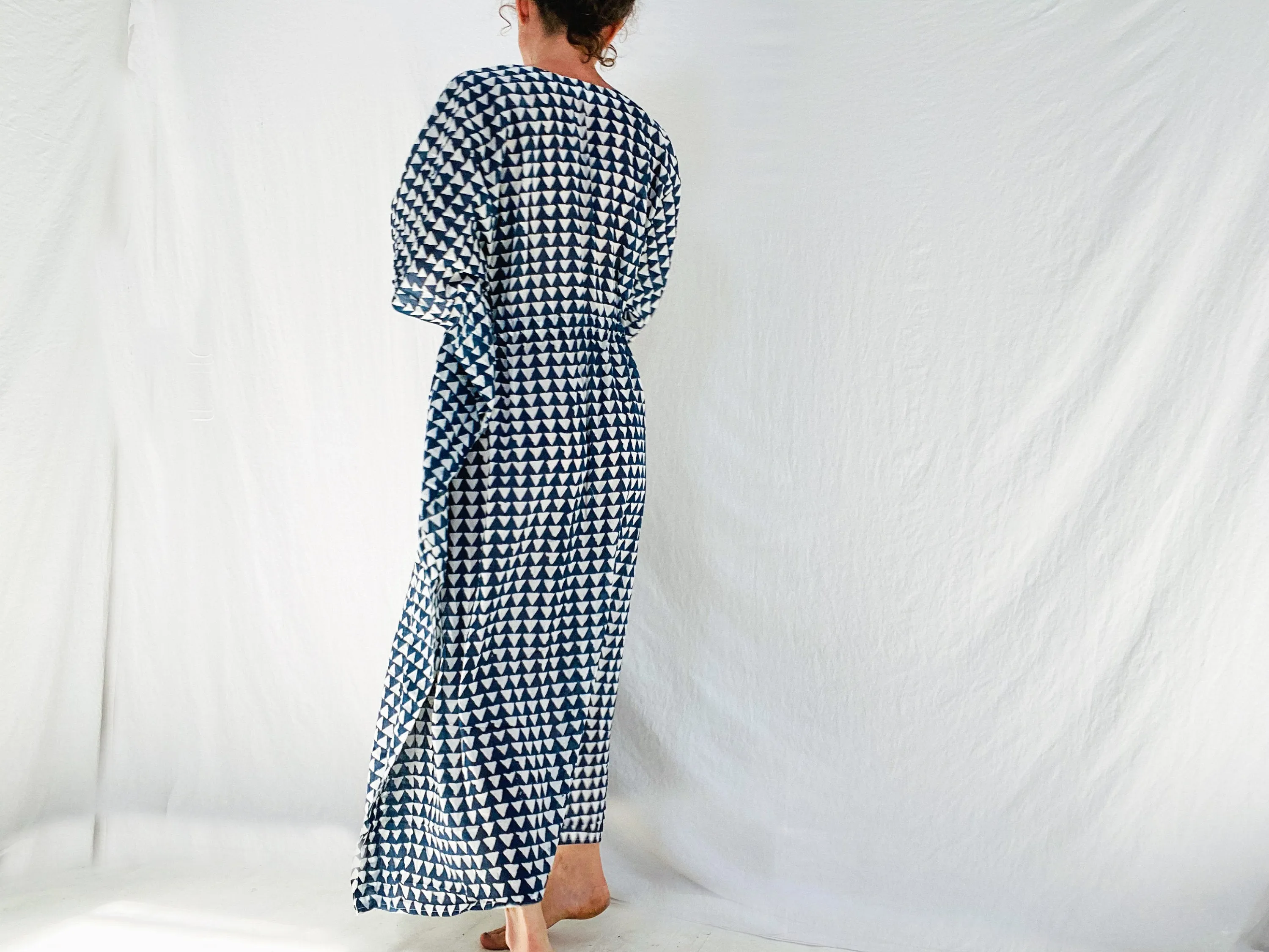 Block Print Caftan.