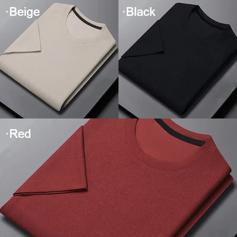 Breathable Waffle Weave T-shirt