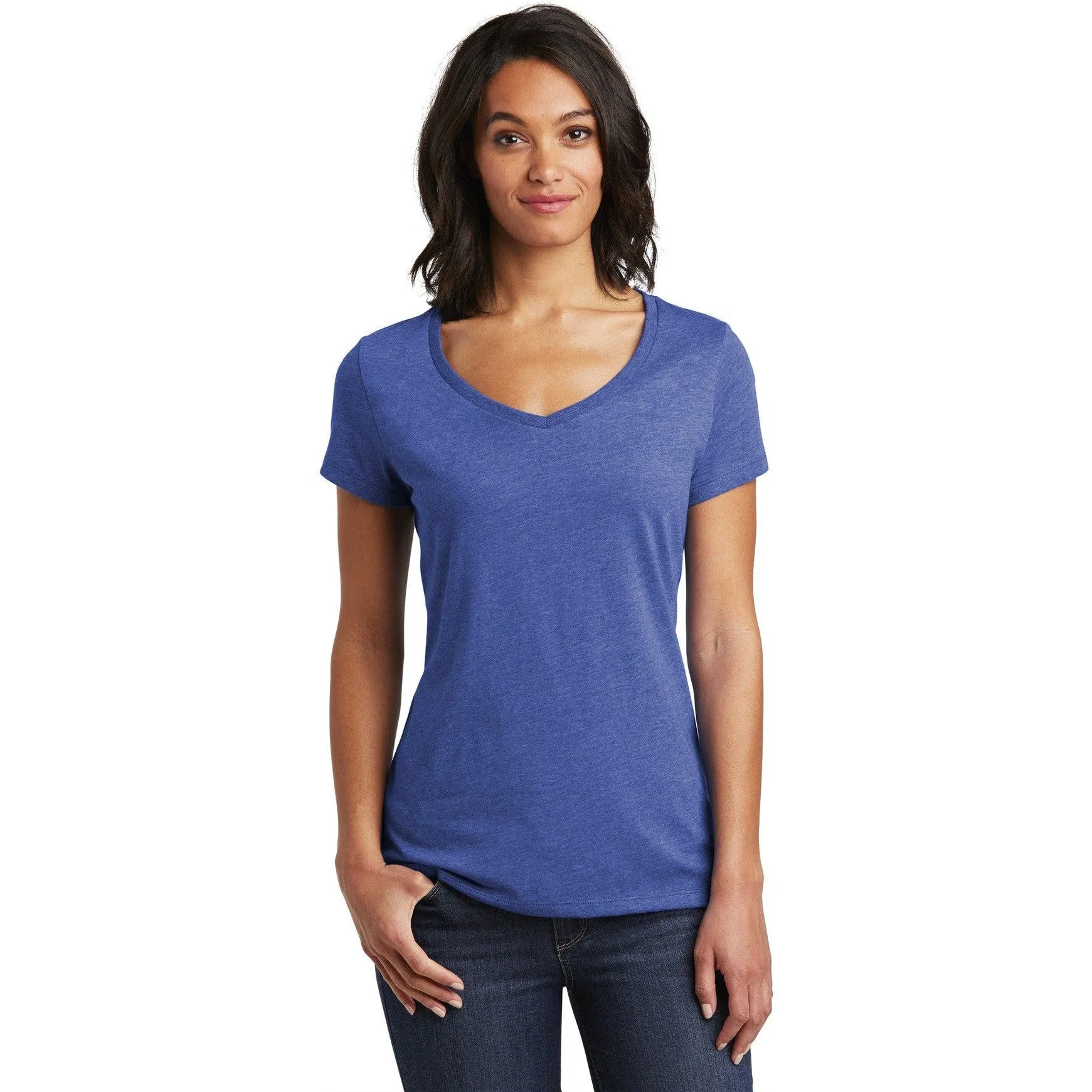 CLOSEOUT - District Women's Very Important Tee V-Neck