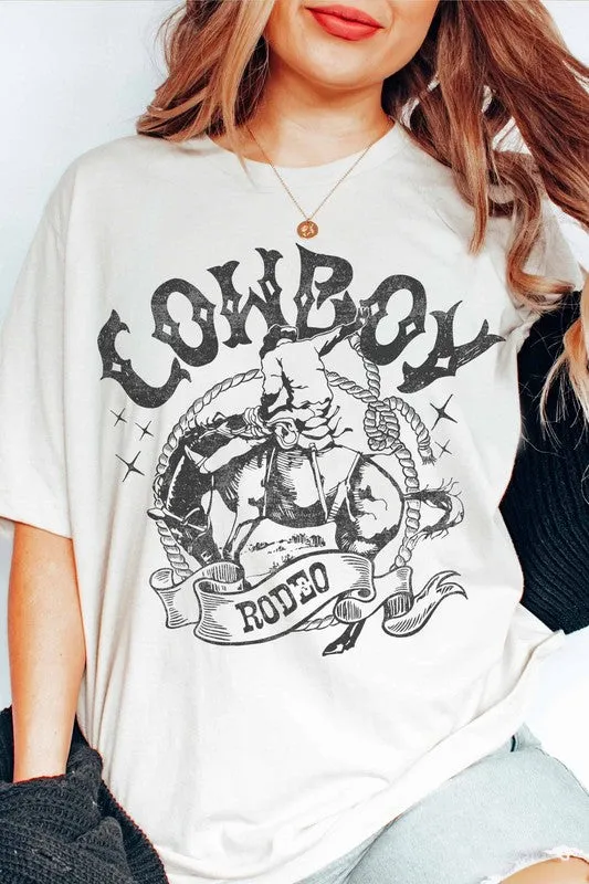 COWBOY RODEO GRAPHIC TEE