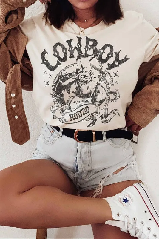 COWBOY RODEO GRAPHIC TEE