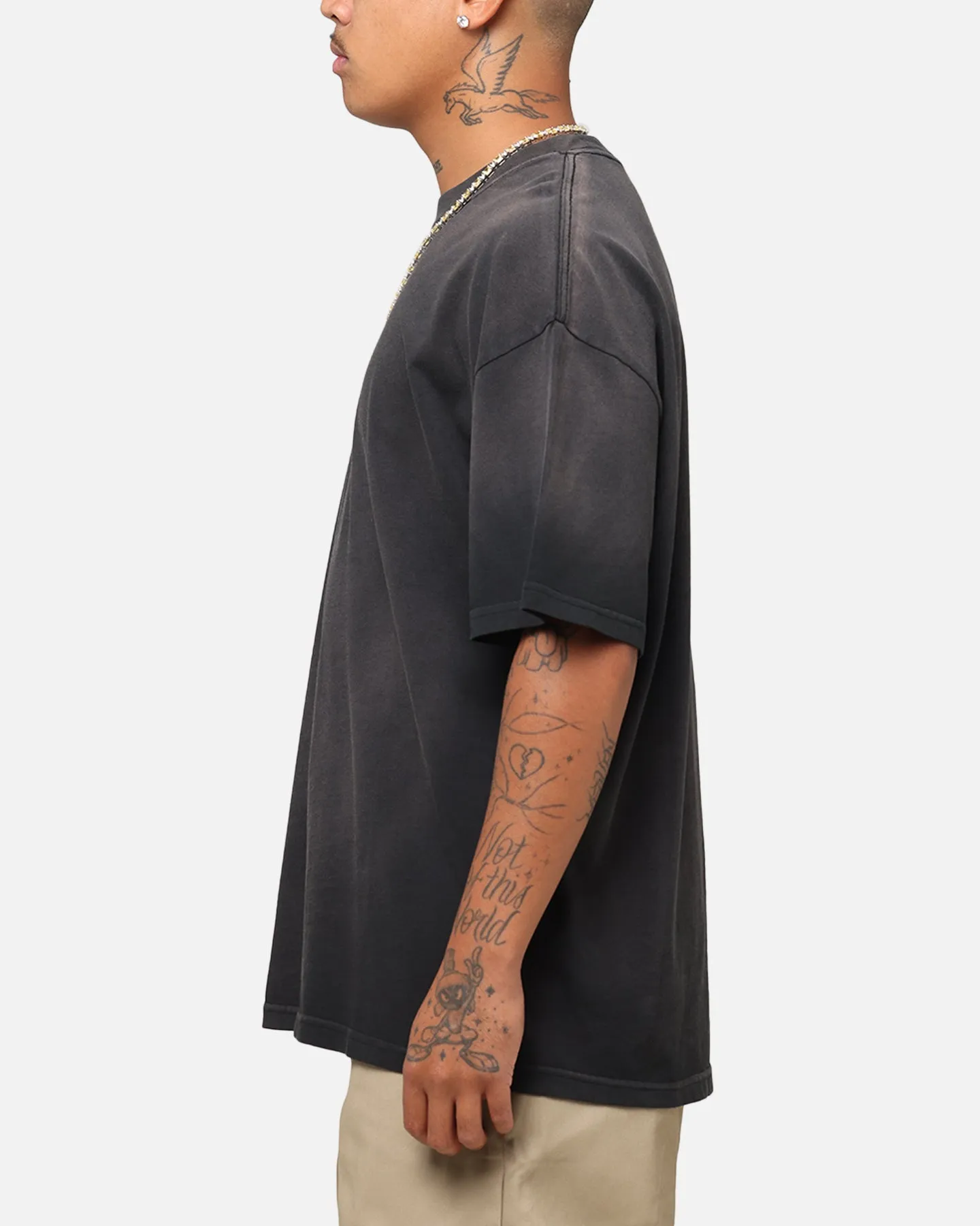 Culture Kings Sunfade T-Shirt Black Wash