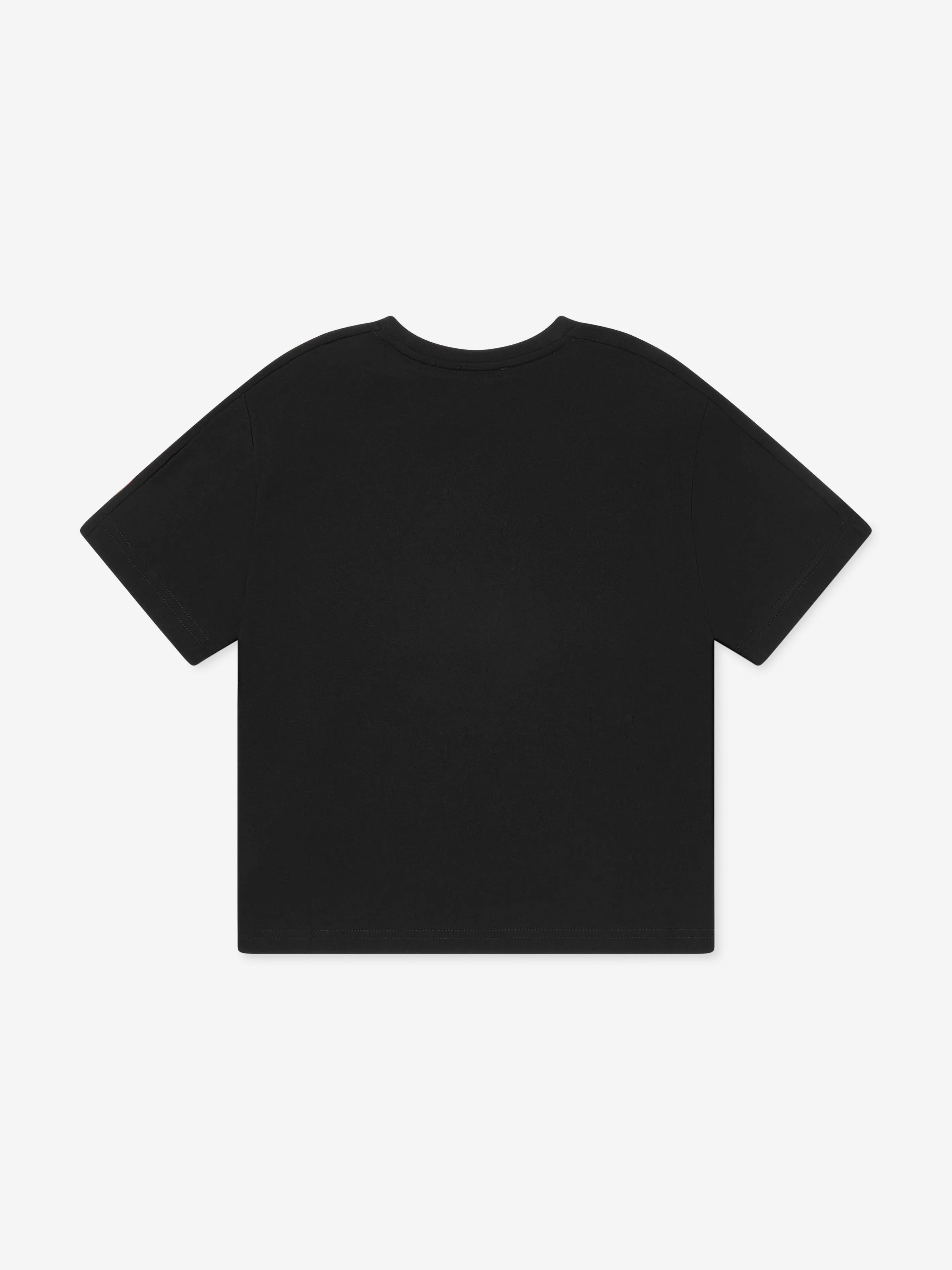 EA7 Emporio Armani Boys Gold Label Sporty T-Shirt in Black