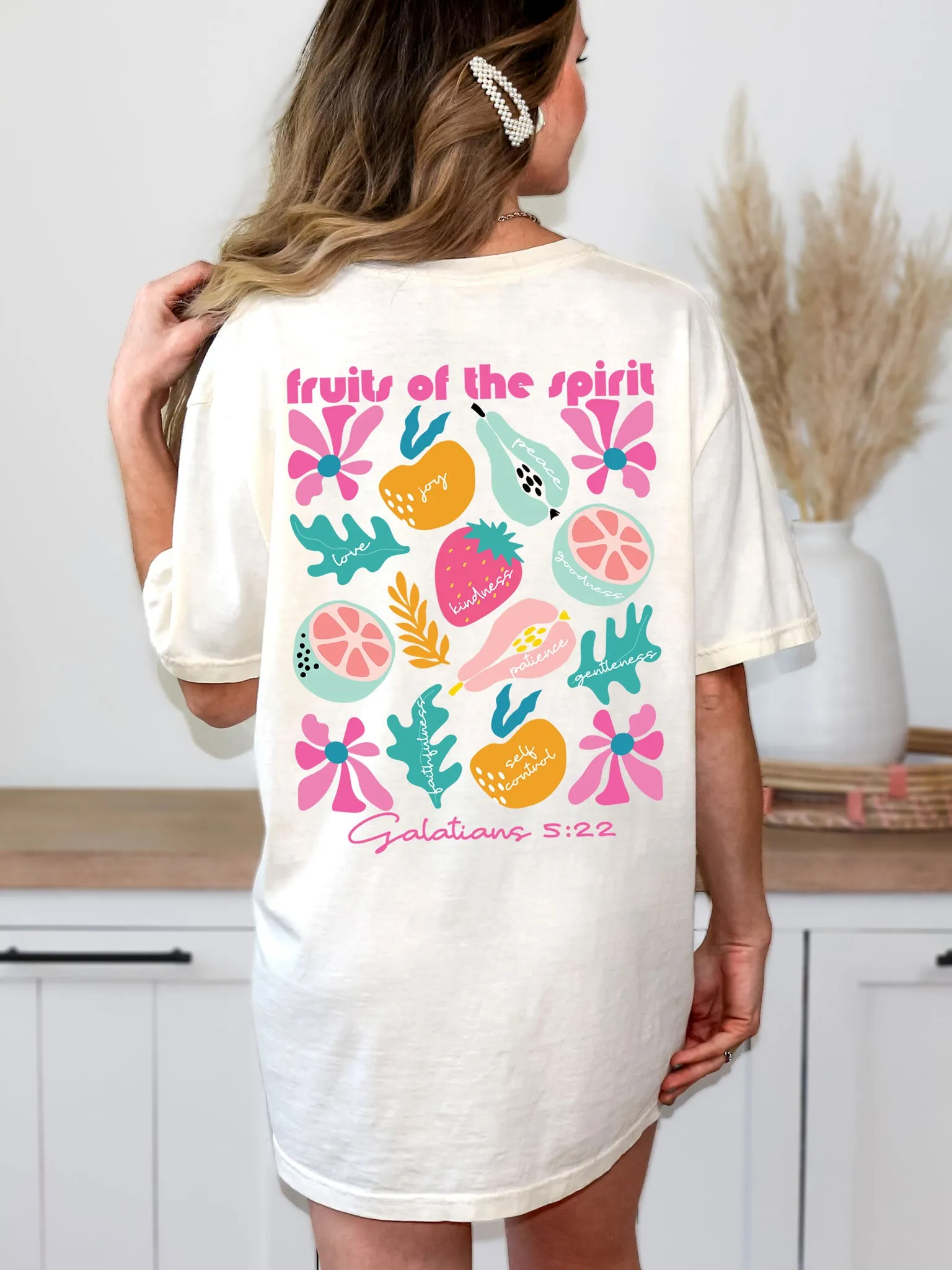 Fruits Of The Spirit Comfort Colors® Tshirt (Back)