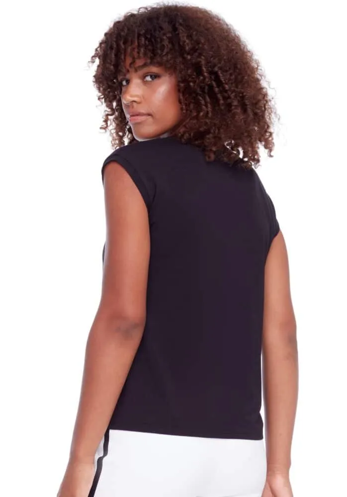 ILTM Cap Sleeve Top W/String