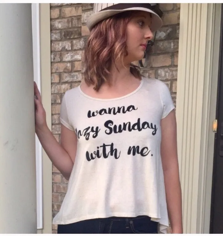 Lazy Sunday tee