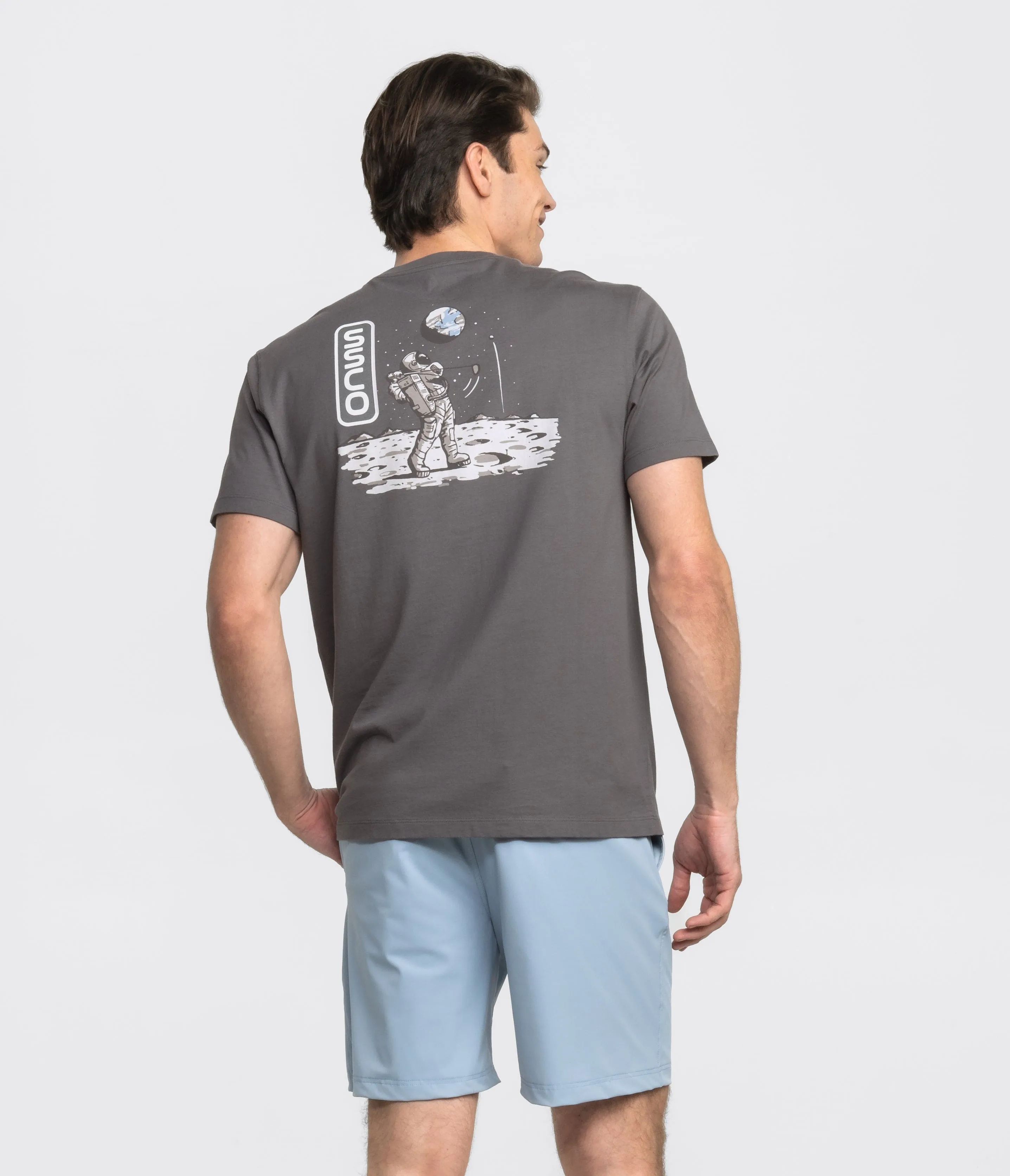 Long Drive Home Tee SS - Volcanic Ash