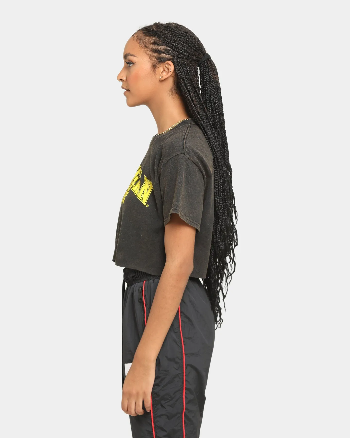 NATIONAL COLLEGIATE ATHLETIC ASSC Michigan Wolverines Vintage Arch Crop Black