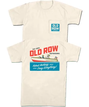 Old Row - Outdoors Vintage Boat Pocket Tee