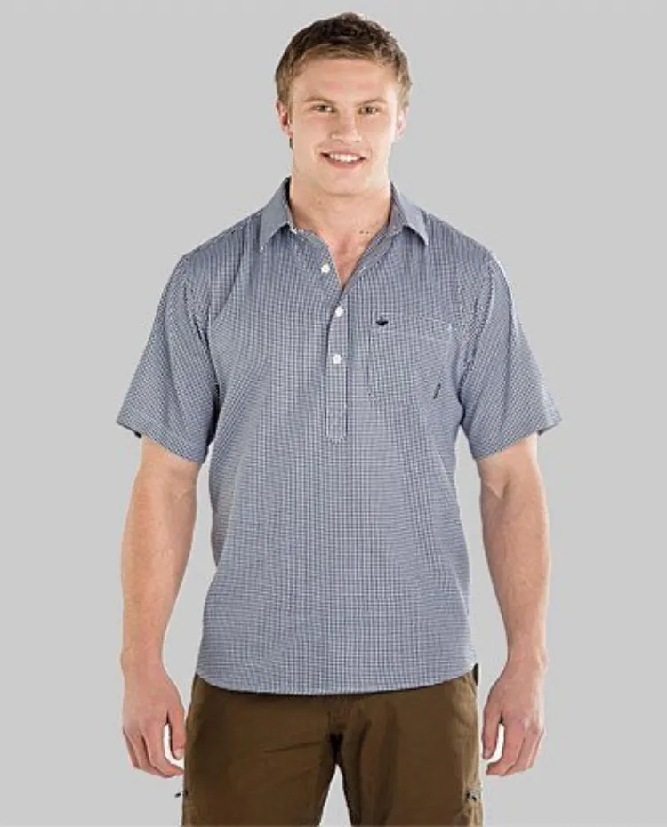 Paihia Mens Short Sleeve Cotton Shirt