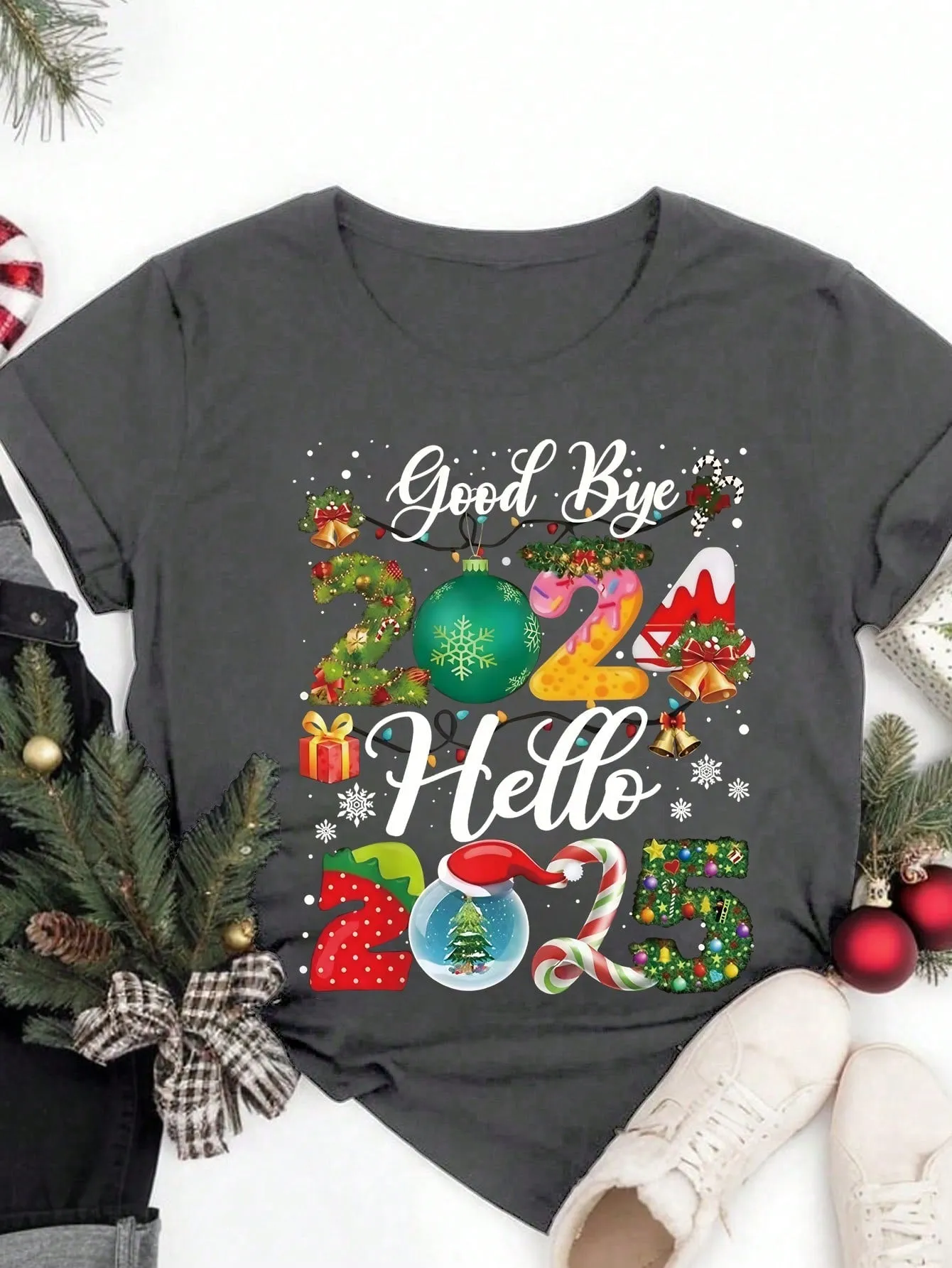 Short sleeve t shirts|Christmas Women's Regular Short-Sleeved T-Shirt