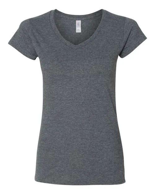 Softstyle Womens V-Neck T-Shirt - 64V00L