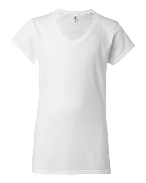 Softstyle Womens V-Neck T-Shirt - 64V00L