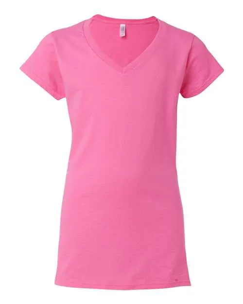 Softstyle Womens V-Neck T-Shirt - 64V00L