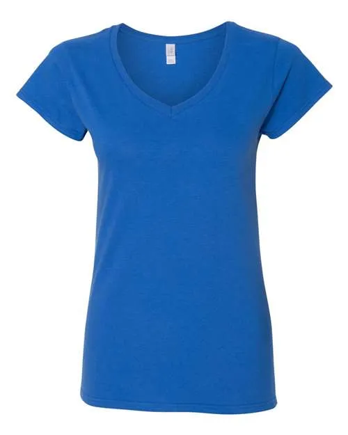 Softstyle Womens V-Neck T-Shirt - 64V00L