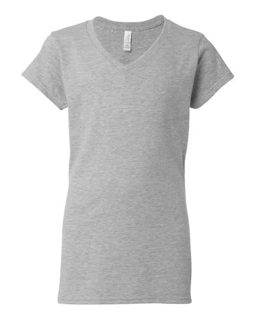 Softstyle Womens V-Neck T-Shirt - 64V00L