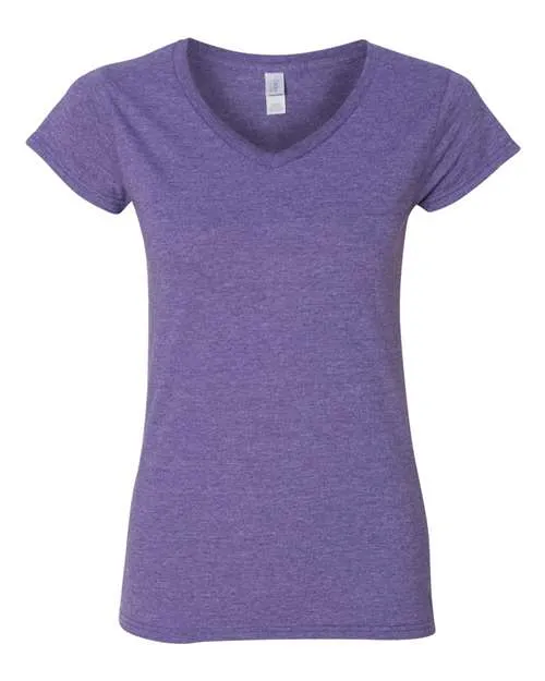 Softstyle Womens V-Neck T-Shirt - 64V00L