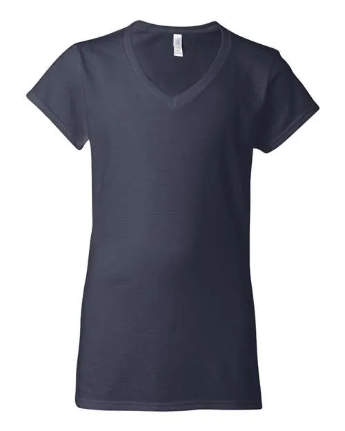 Softstyle Womens V-Neck T-Shirt - 64V00L