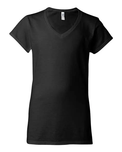 Softstyle Womens V-Neck T-Shirt - 64V00L