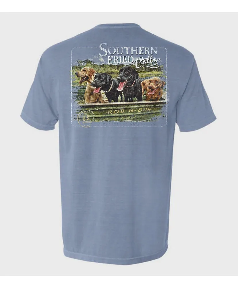 Southern Fried Cotton - Boat Load Of Dogs SS Tee
