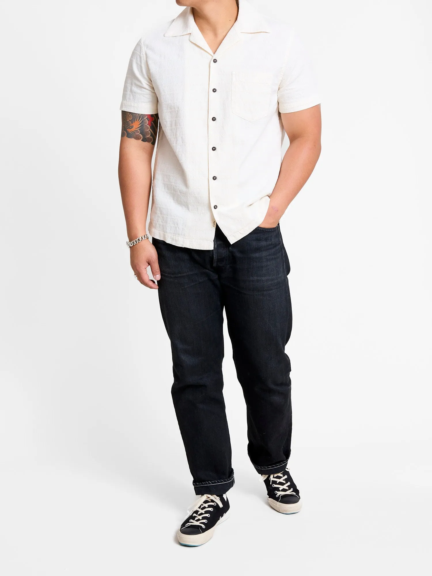 The Wrench Short Sleeve Shirt in Ivory