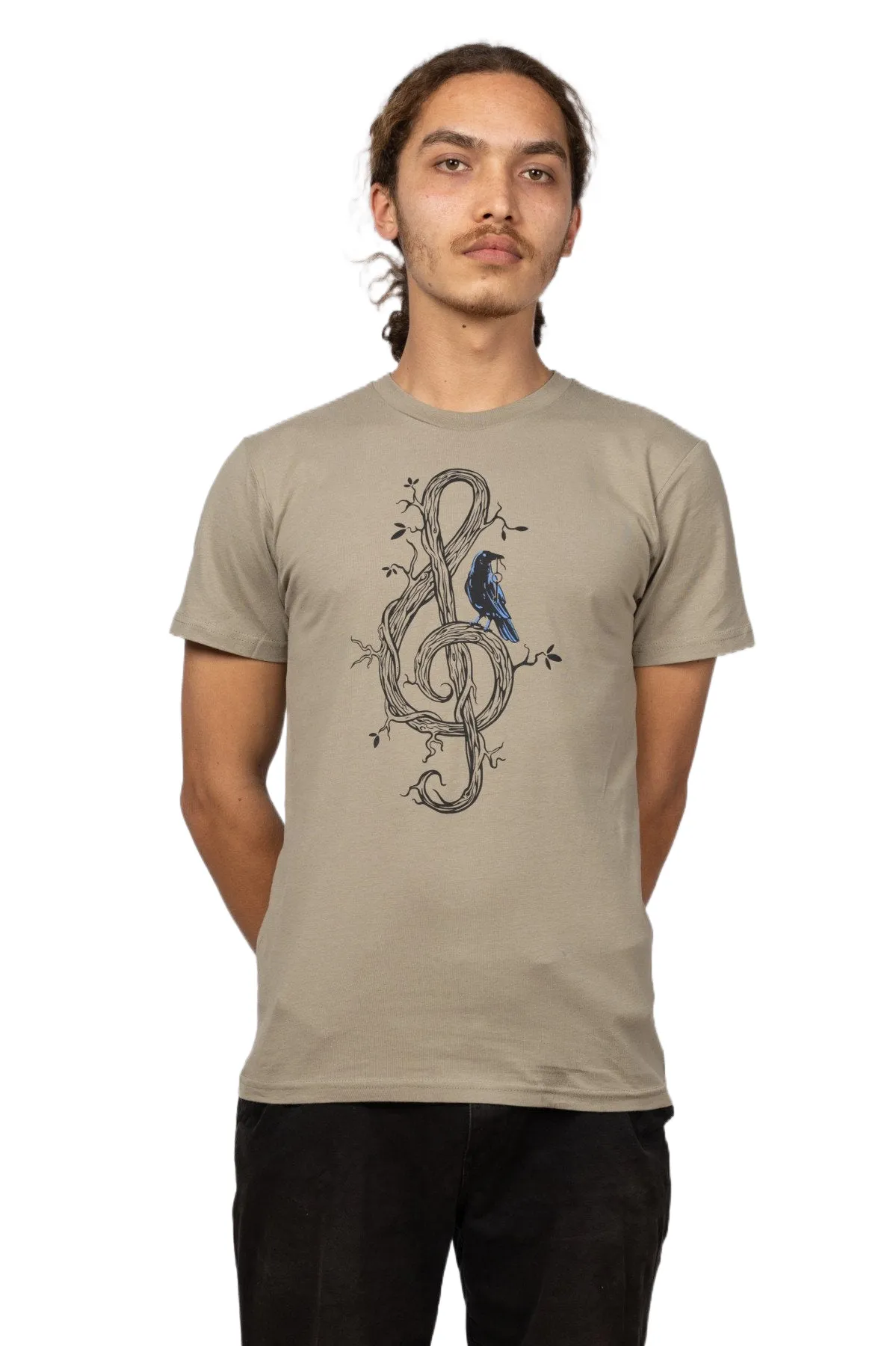 Treble Clef Eucalyptus Mens T Shirt
