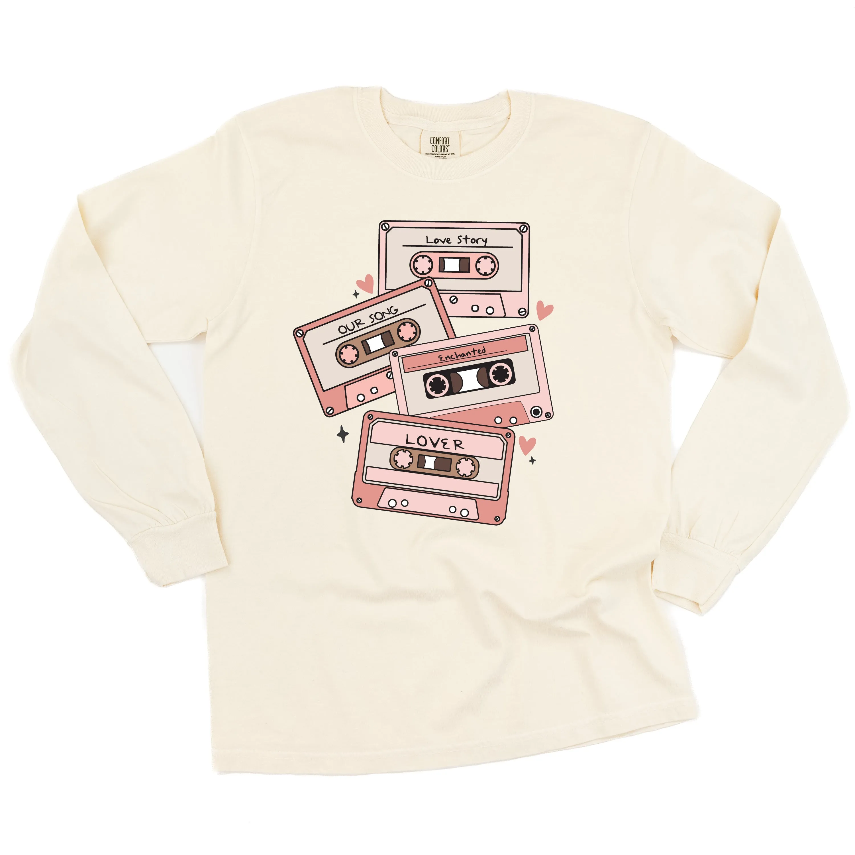 T's Love Songs - LONG SLEEVE Comfort Colors Tee