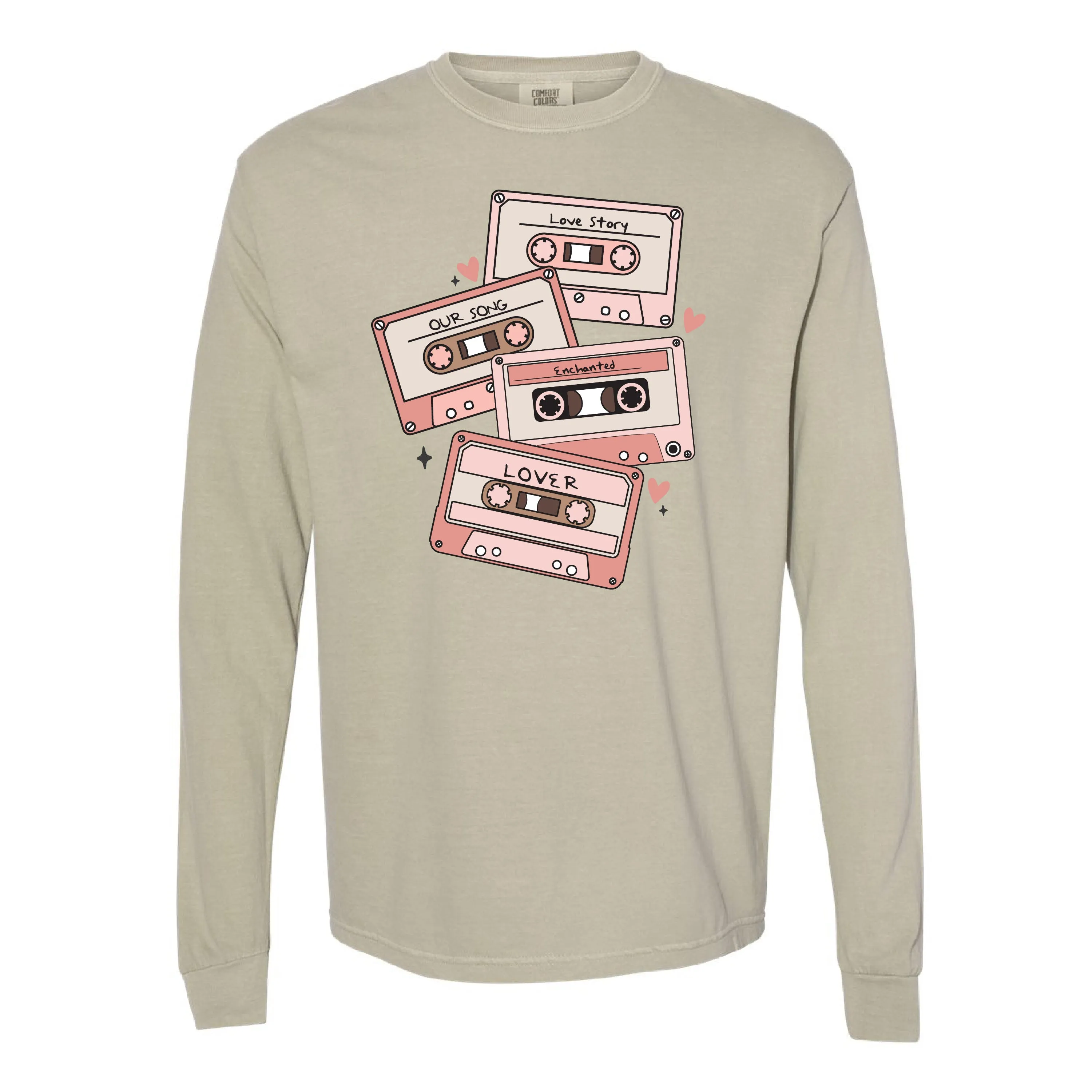 T's Love Songs - LONG SLEEVE Comfort Colors Tee