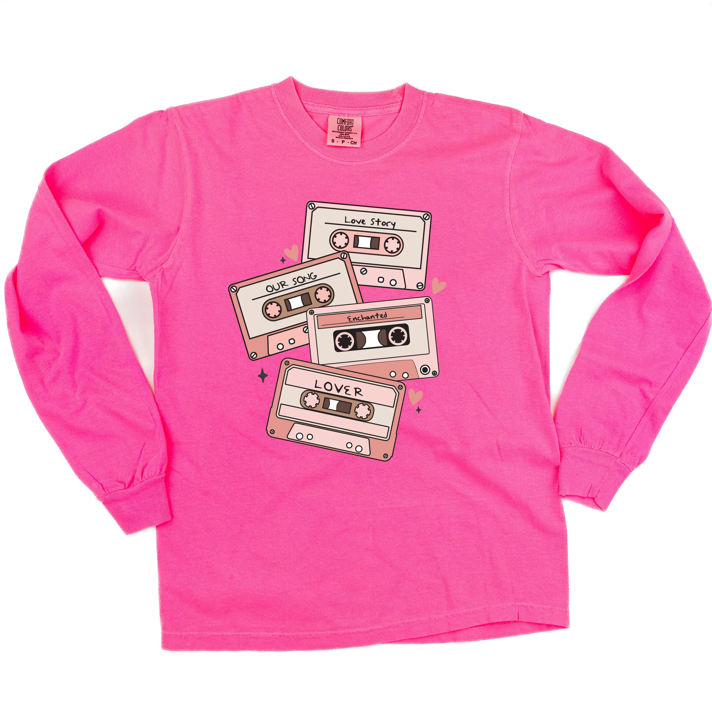 T's Love Songs - LONG SLEEVE Comfort Colors Tee