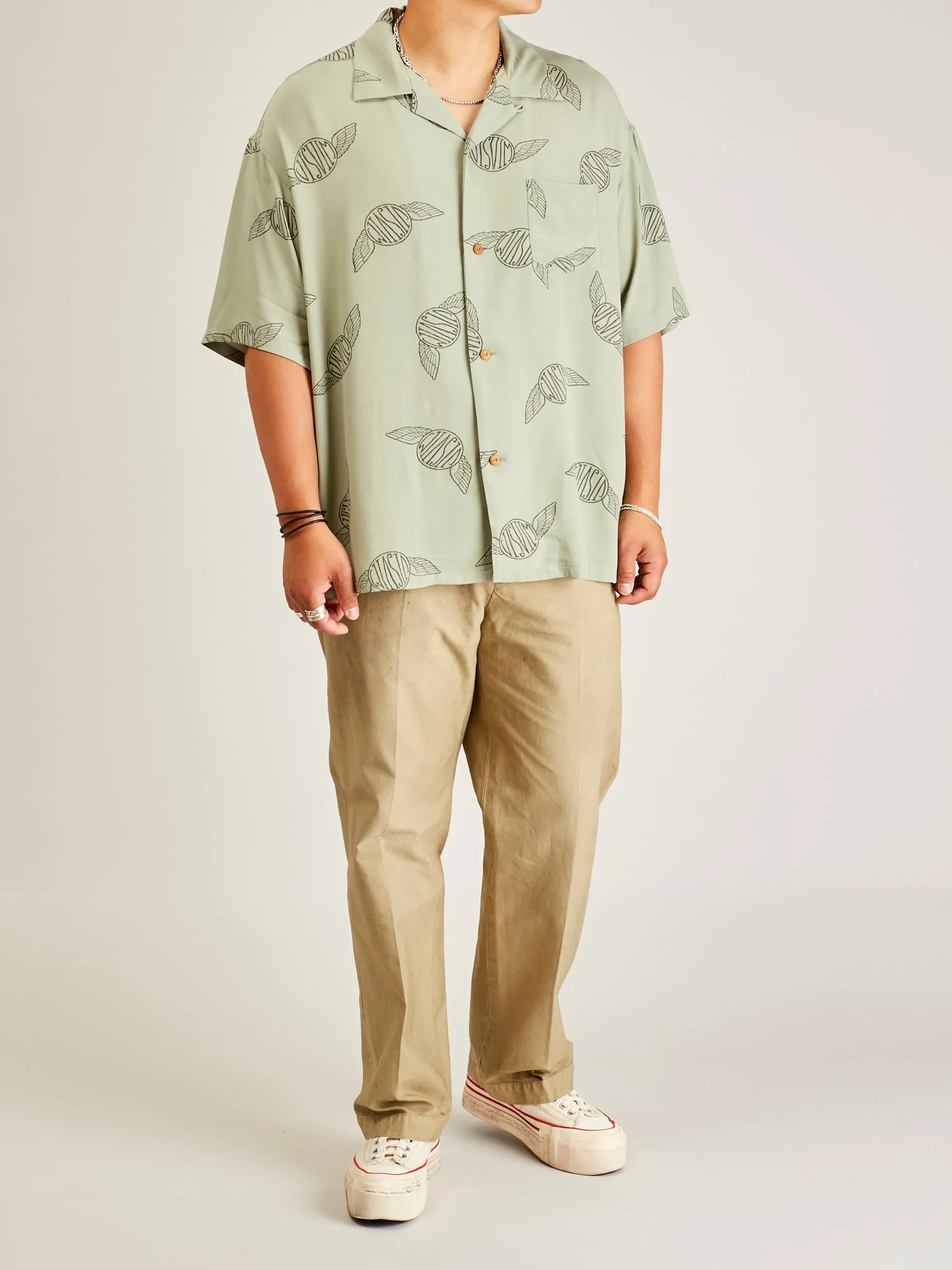 Wallis Shirt S/S in Light Green